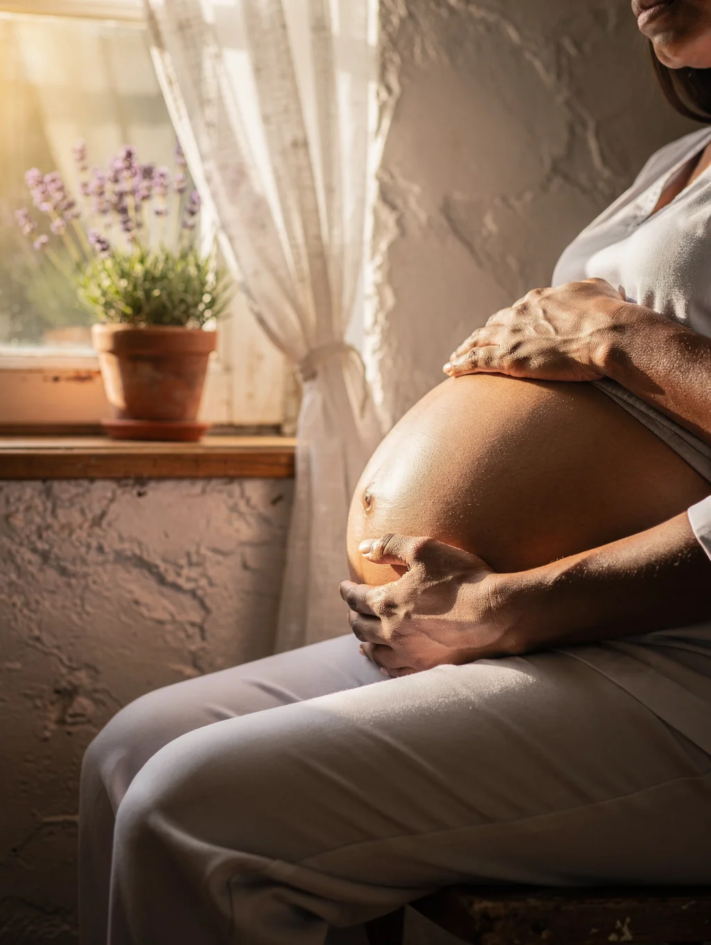 Midwife providing compassionate care