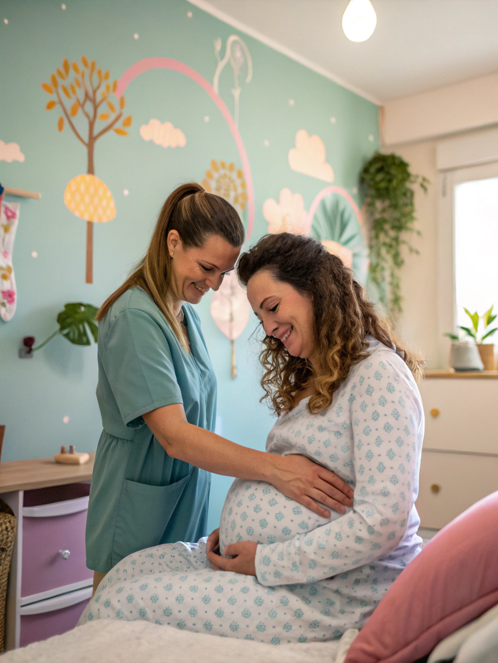 Professional midwife support